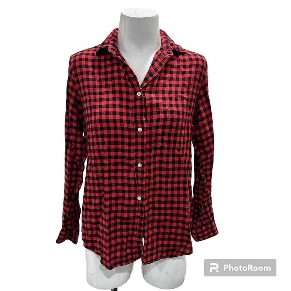 Grayson Relaxed Fit The Hero Buffalo Plaid Button Down Shirt Small - Picture 2 of 7